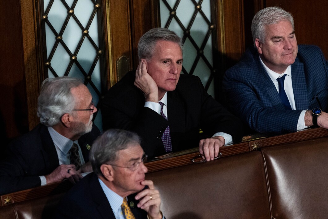 House GOP Leader Kevin McCarthy is seen during a vote.