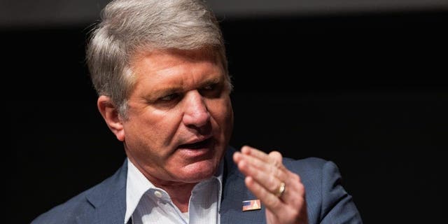 Representative Michael McCaul, a Republican from Texas, speaks during The Texas Tribune Festival in Austin, Texas, US, on Saturday, Sept. 24, 2022.