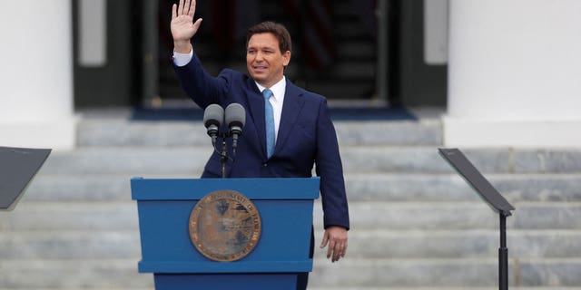 Florida's Governor Ron DeSantis has seen his popularity soar as he battles woke culture in his state.