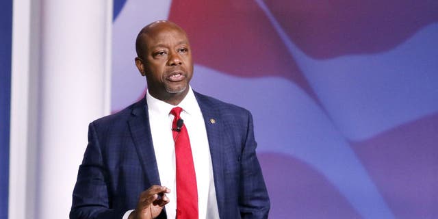 Sen. Tim Scott, R-S.C., will travel to South Carolina and Iowa this month as part of a listening tour. 