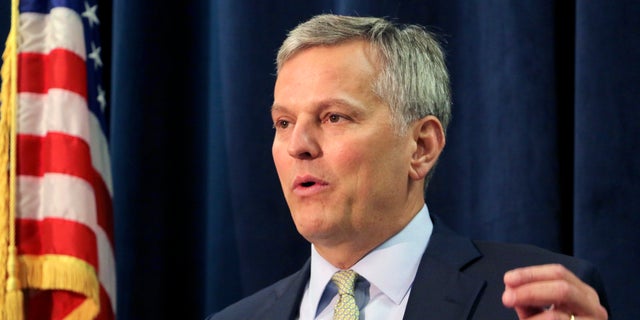 North Carolina AG Josh Stein speaks in favor of protecting abortion access during a news conference at the North Carolina Department of Justice in Raleigh on Aug. 3, 2022.