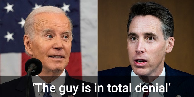 Sen. Josh Hawley criticized President Biden's comments and action on China, following the president's State of the Union address on Feb. 7, 2023.