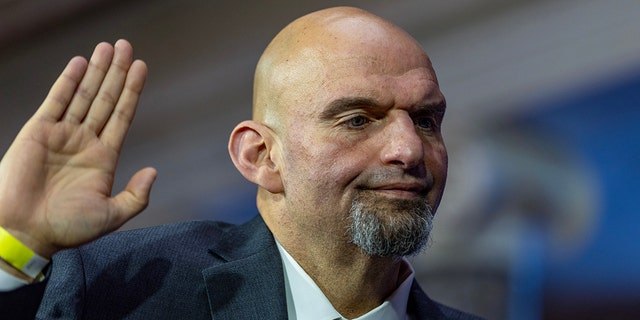 Sen. John Fetterman (D-PA) in the old senate chamber for the Ceremonial Swearing on January 03, 2023 in Washington, DC. 