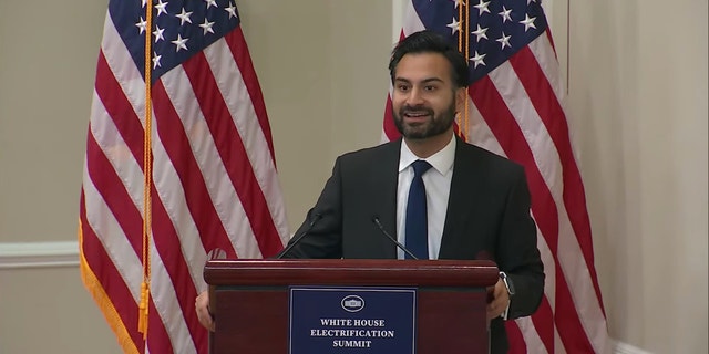 White House climate czar speaks during the White House Electrification Summit on Dec. 14.