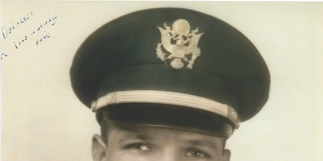 Col. Paris Davis poses in his official army uniform