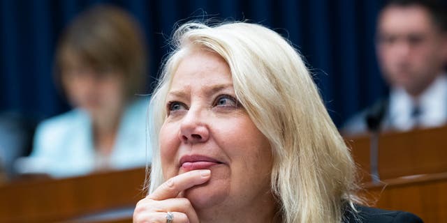  Rep. Debbie Lesko, R-Ariz., attends a House Energy and Commerce Committee markup in the Rayburn Building on Tuesday, July 21, 2021. 