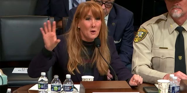 Rebecca Kiessling testifies to Congress Feb. 28, 2023 regarding the fentanyl epidemic.