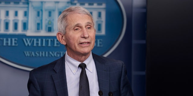 WASHINGTON, DC - DECEMBER 01: Dr. Anthony Fauci, Director of the National Institute of Allergy and Infectious Diseases and the Chief Medical Advisor to the President, gives an update on the Omicron COVID-19 variant during the daily press briefing at the White House on December 01, 2021, in Washington, DC. The first case of the omicron variant in the United States has been confirmed today in California.