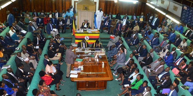 The Ugandan Parliament votes on the Anti-Homosexuality Act, Tuesday, March 21, 2023.