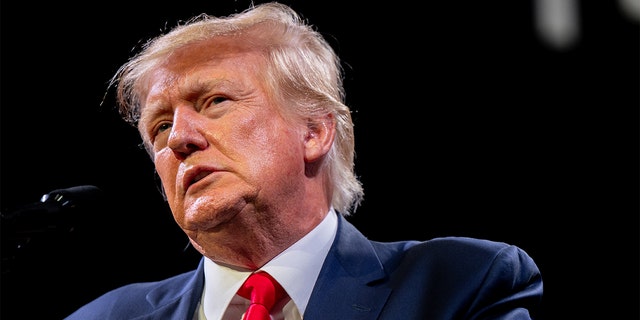 Former President Donald Trump speaks during the American Freedom Tour at the Austin Convention Center on May 14, 2022 in Austin, Texas.