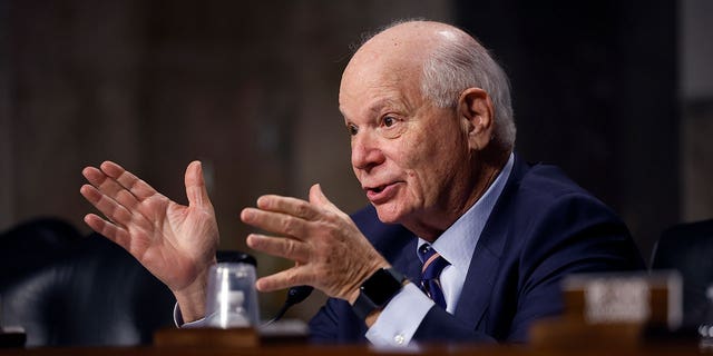 Sen. Ben Cardin echoed a recent White House report that blamed the Trump administration for the chaos of the Afghanistan withdrawal during President Biden's term in 2021.