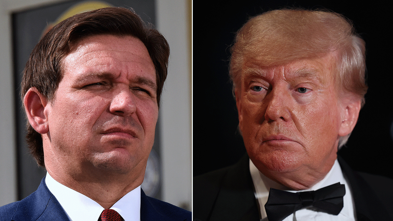 Ron DeSantis and Donald Trump