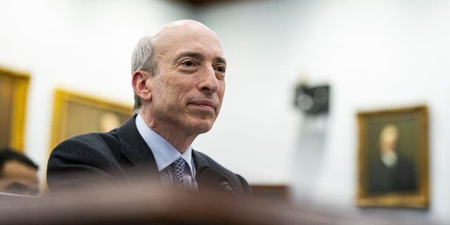 Gary Gensler, chairman of the U.S. Securities and Exchange Commission, during a House Appropriations Subcommittee hearing in Washington, D.C., on Wednesday, March 29, 2023.