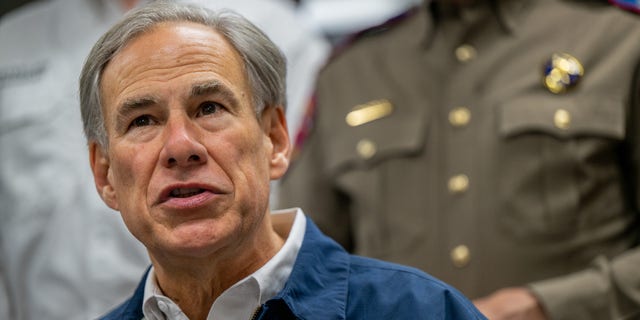 Texas Gov. Greg Abbott speaks during a news conference on January 31, 2023