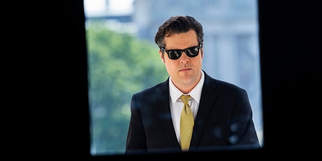 Matt Gaetz wearing sunglasses 