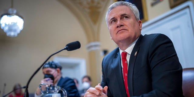 FILE: House Oversight and Accountability Committee Chairman James Comer, R-Ky., pauses for questions in the House Rules Committee as he advances a GOP effort to disapprove of action by the District of Columbia Council on a local voting rights act and a criminal code revision, at the Capitol in Washington, Feb. 6, 2023.