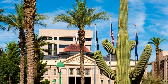 Arizona State Capitol Building in Phoenix, Arizona.