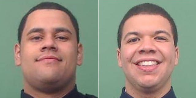 Slain NYPD Officers Wilbert Mora and Jason Rivera