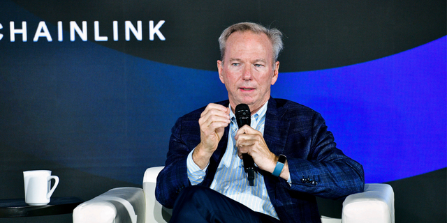 Eric Schmidt speaking at an event