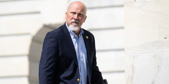 Congressman Chip Roy is pictured on the steps of Capitol Hill