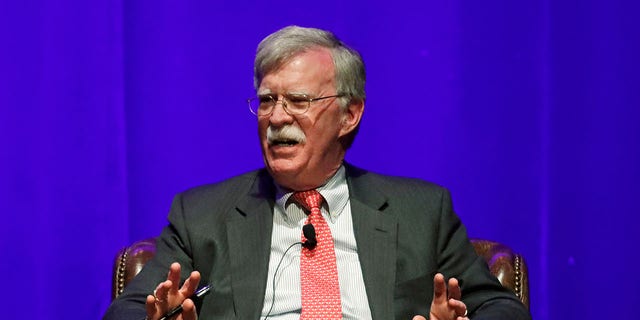 John Bolton speaks to security panel