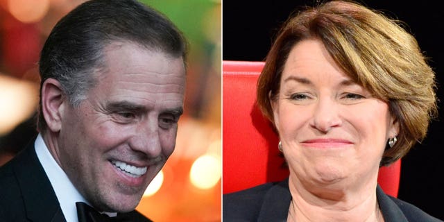 Hunter Biden and Amy Klobuchar