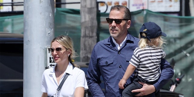 Hunter Biden and family seen on streets of Malibu, California