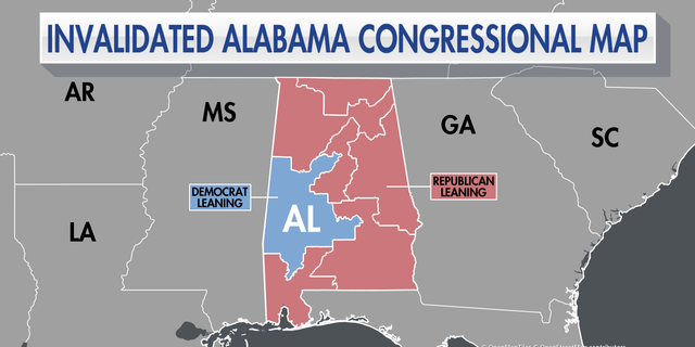 invalidated alabama congressional map