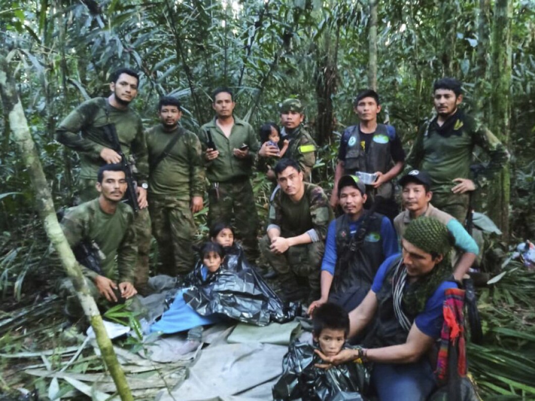 Colombia Plane Crash Children