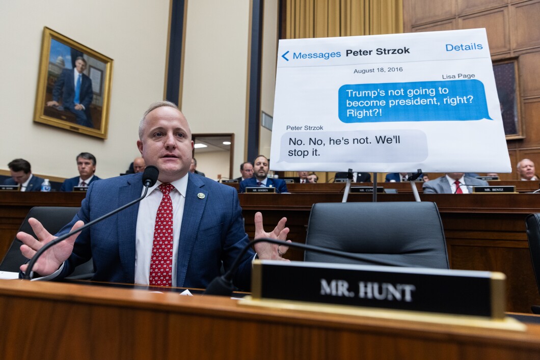 Rep. Russell Fry (R-SC) questions Special Counsel John Durham during a House Judiciary Committee hearing on Wednesday, June 21, 2023, on Capitol Hill. Durham recently completed his report on the FBI's investigation of former President Donald Trump's 2016 campaign.