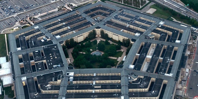 View of the Pentagon for the sky