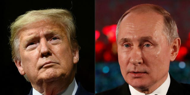 Donald Trump and Vladimir Putin