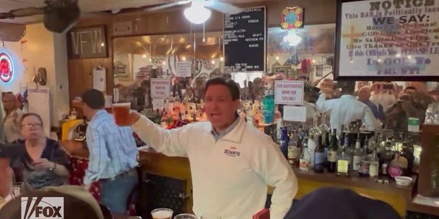 Ron DeSantis at VFW Bar