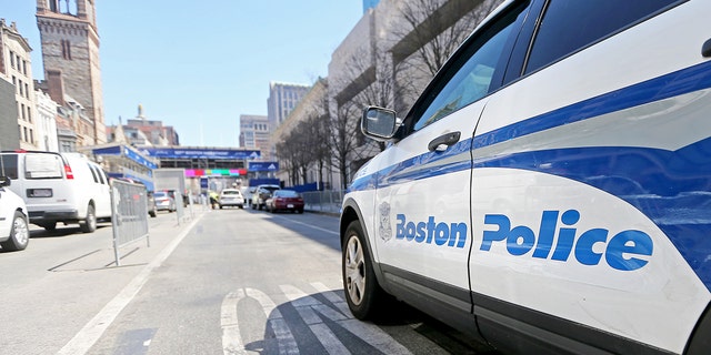 Boston police car