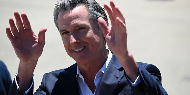 Democratic California Gov. Gavin Newsom