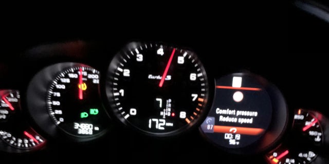 Hunter's Porsche dashboard