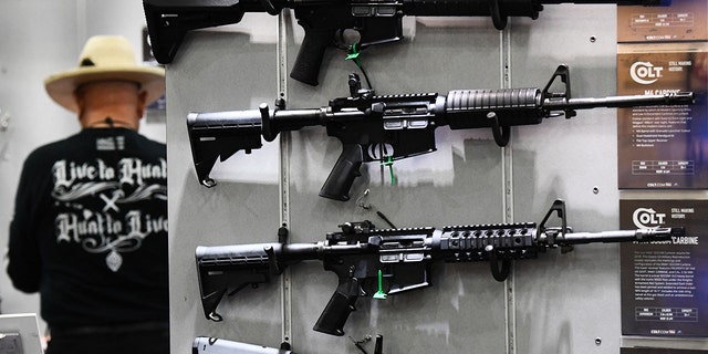 A photo of Colt M4 Carbine and AR-15 style rifles