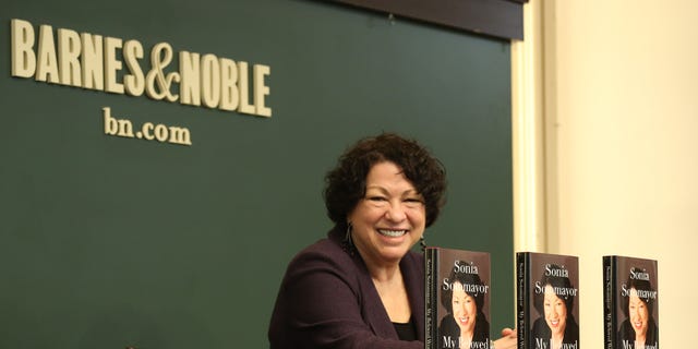 Supreme Court Justice Sonia Sotomayor promotes her new book "My Beloved World" at Barnes & Noble Union Square on Jan. 20, 2013 in New York City.