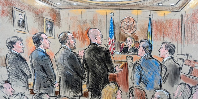 Hunter Biden court sketch