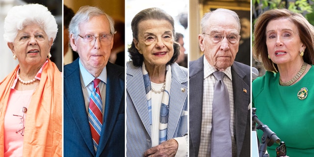 Grace Napolitano, Mitch McConnell, Dianne Feinstein, Chuck Grassley, Nancy Pelosi