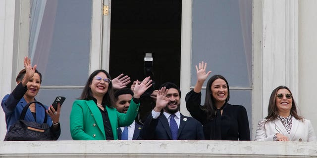 AOC, US congressmen, Santiago mayor