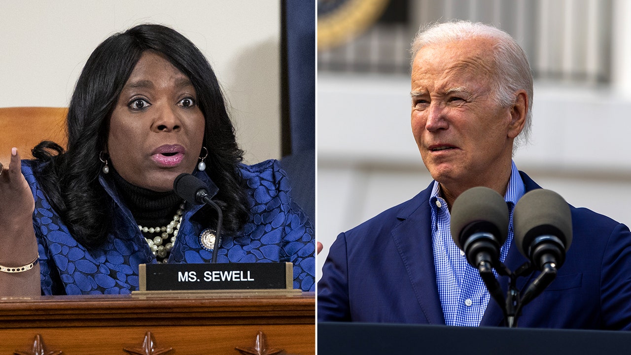 Democrats Terri Sewell and Joe Biden