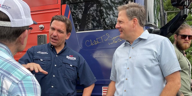 Ron DeSantis teams up with Chris Sununu in New Hampshire