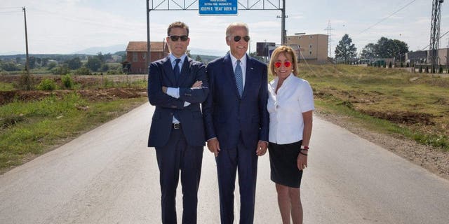 Vice President Joe Biden, Hunter Biden and Valerie Biden Owens