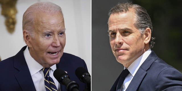 Biden and son