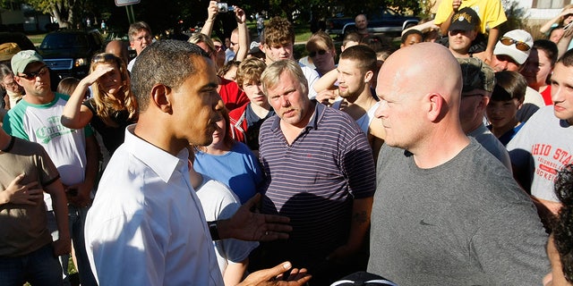 Joe the Plumber confronts Obama