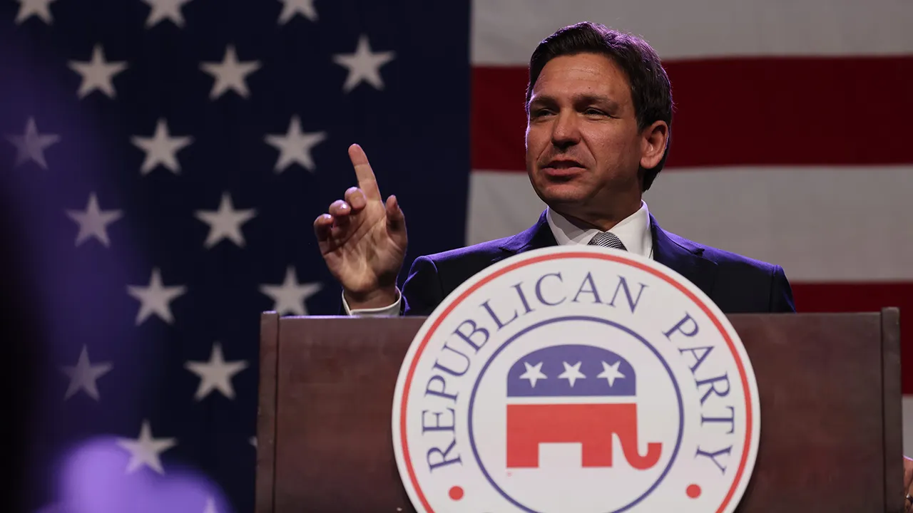 DeSantis speaks at Iowa event