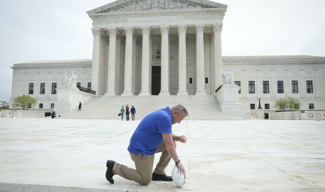 Christians Gather At Supreme Court To Pray As Bremerton Case Is Heard