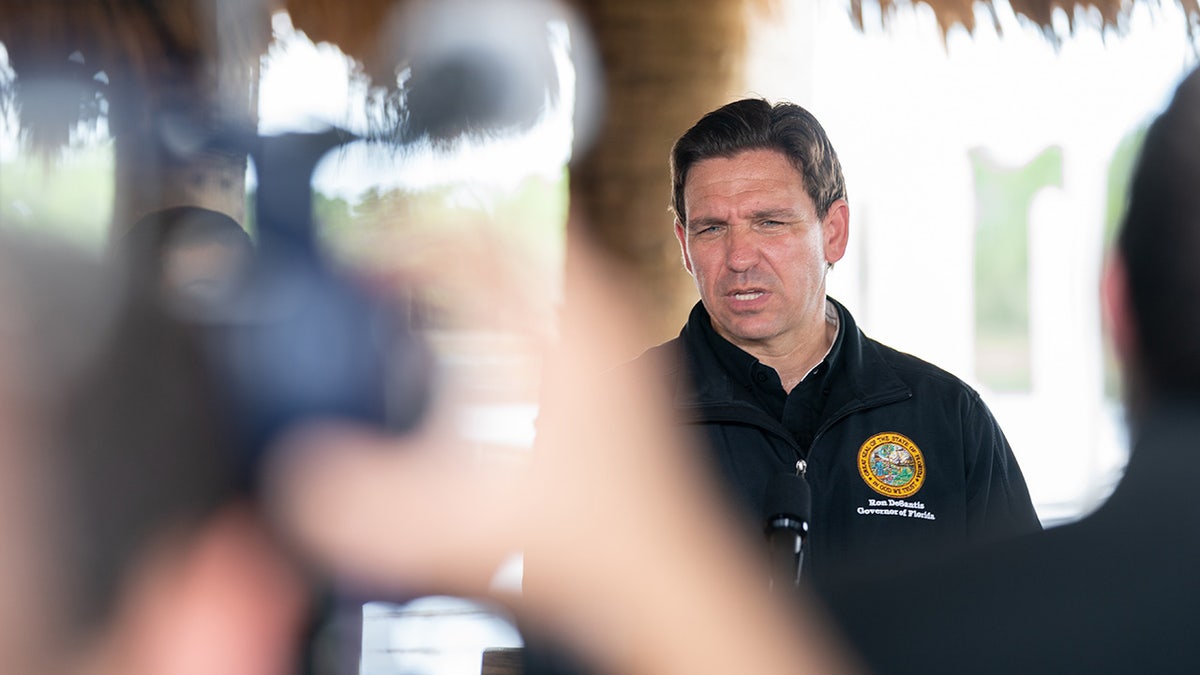 DeSantis hurricane presser Steinhatchee