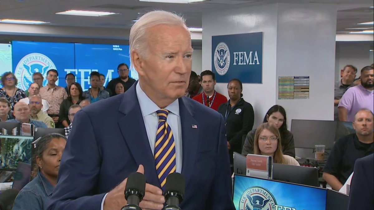 Biden at FEMA